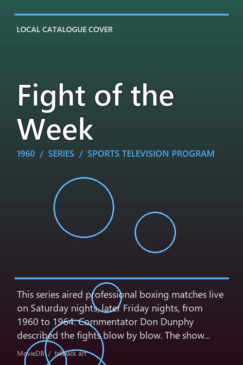 Fight of the Week poster