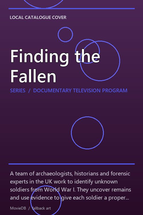 Finding the Fallen poster