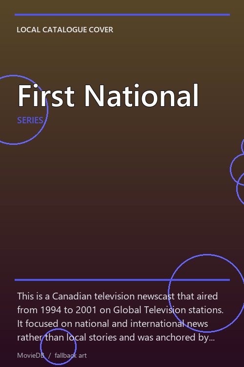 First National poster