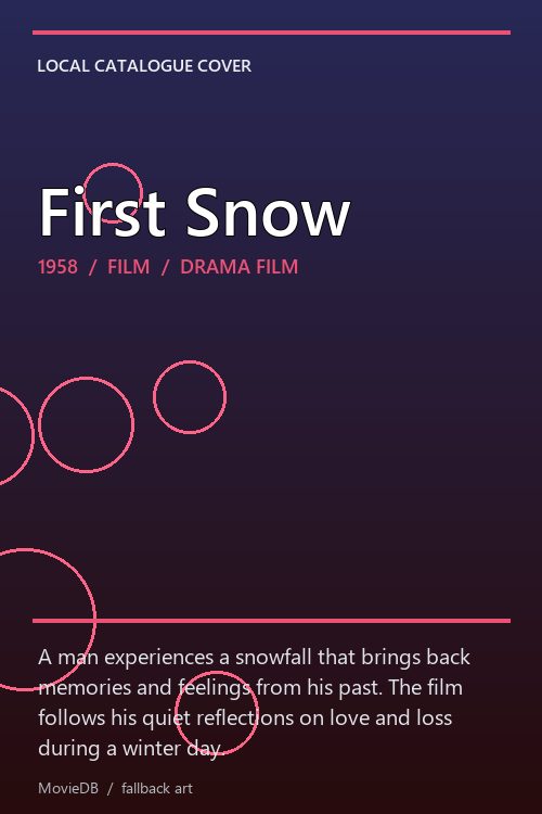 First Snow poster