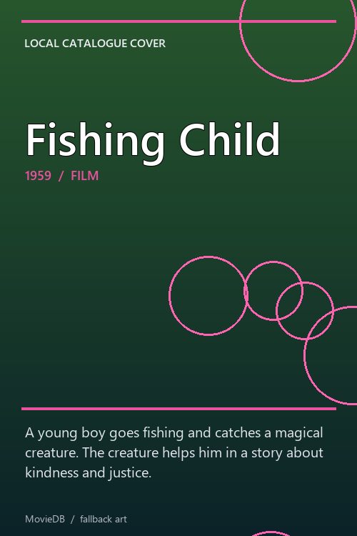 Fishing Child poster