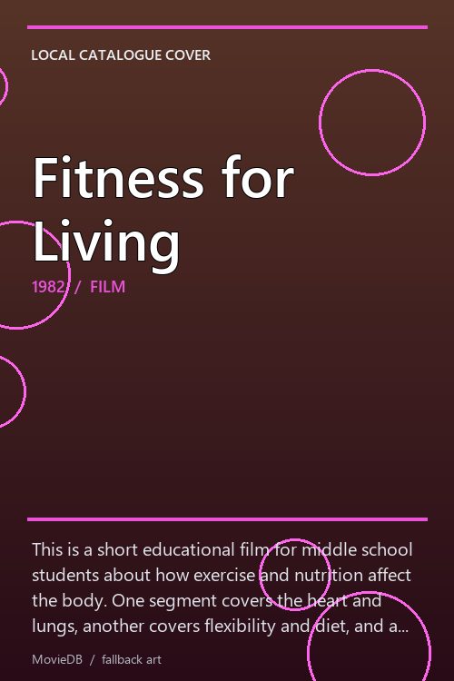 Fitness for Living poster