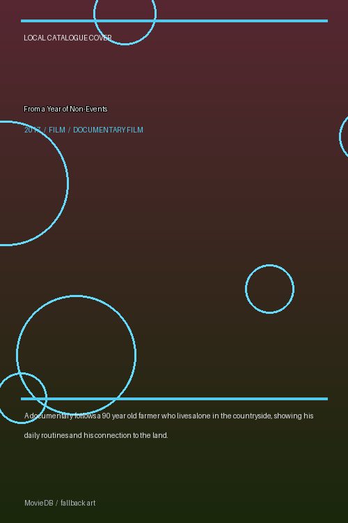 From a Year of Non-Events poster