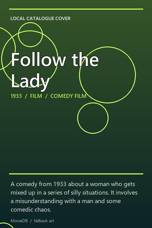 Follow the Lady poster