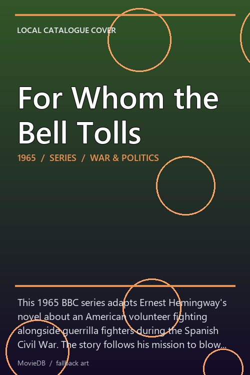 For Whom the Bell Tolls poster