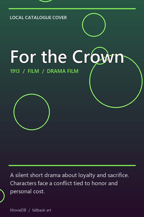 For the Crown poster