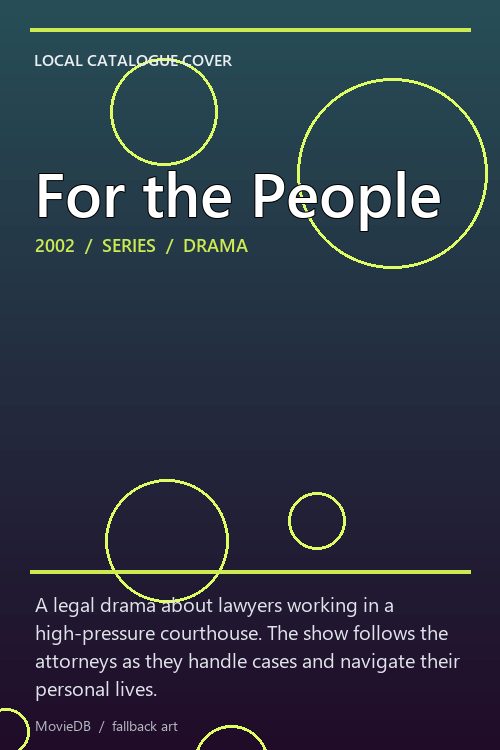 For the People poster