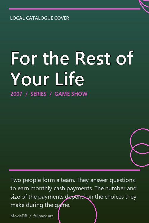 For the Rest of Your Life poster