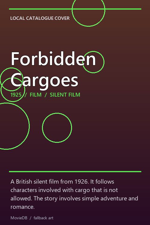 Forbidden Cargoes poster
