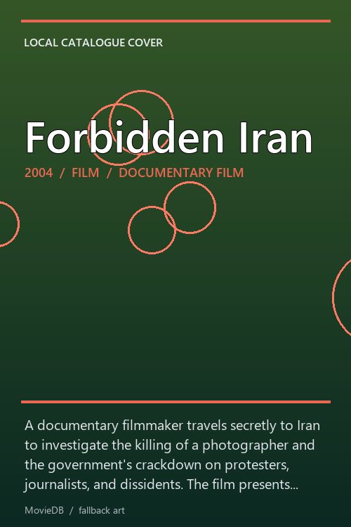 Forbidden Iran poster