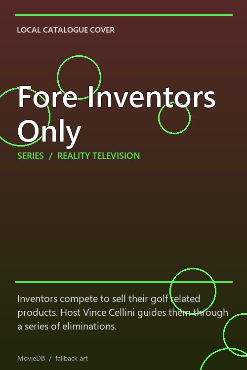 Fore Inventors Only poster
