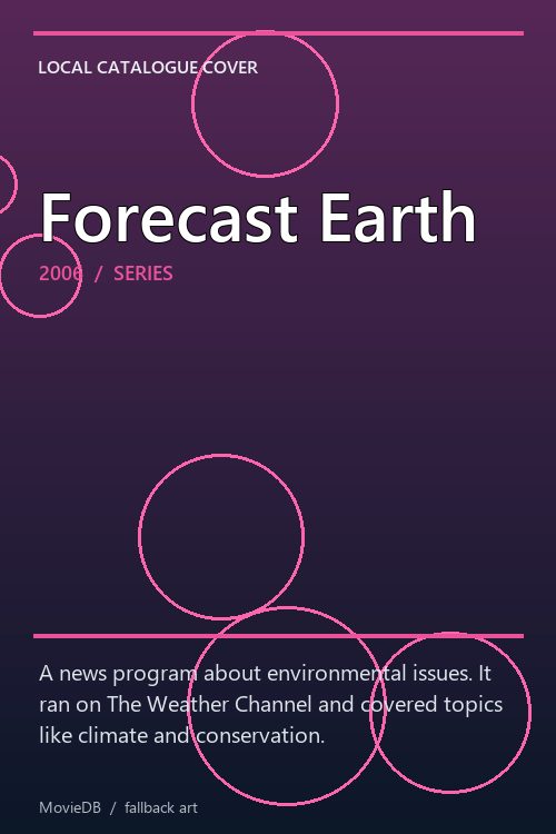 Forecast Earth poster