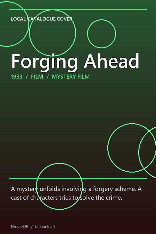 Forging Ahead poster