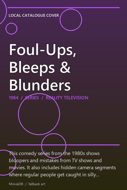 Foul-Ups, Bleeps & Blunders poster