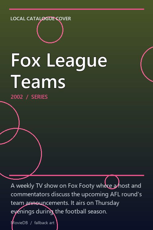 Fox League Teams poster