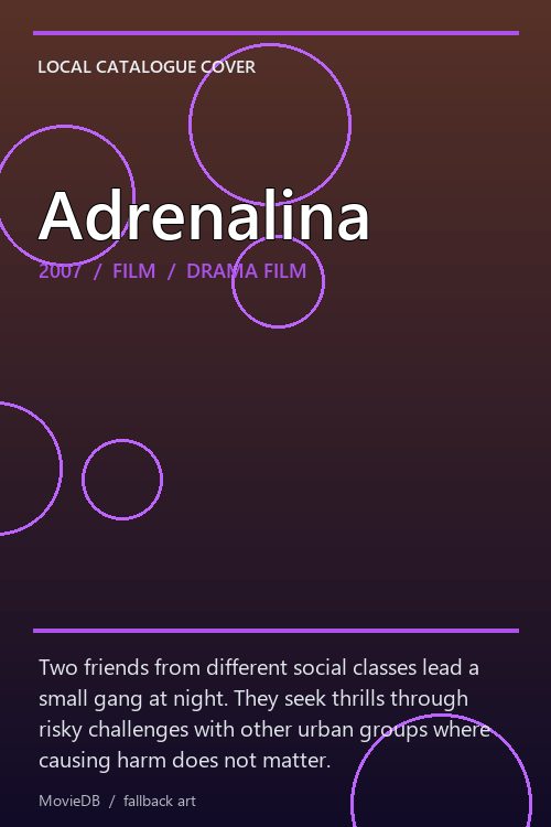 Adrenalina poster