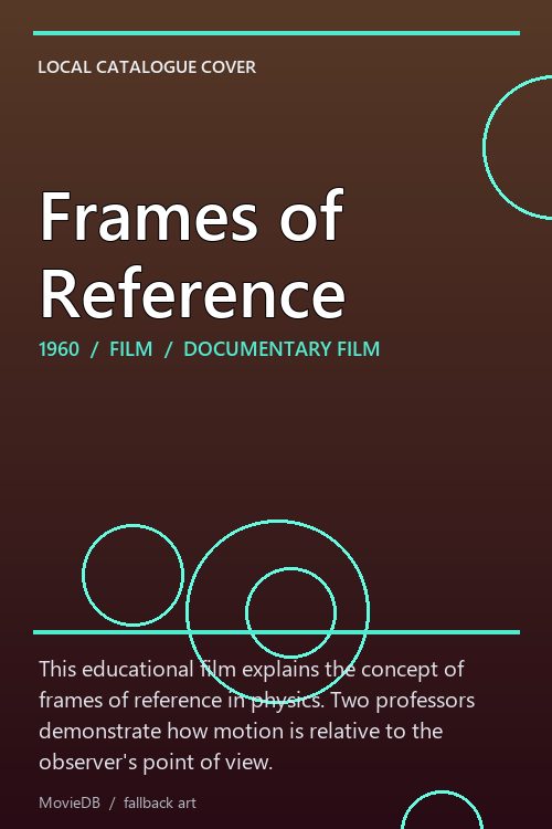 Frames of Reference poster