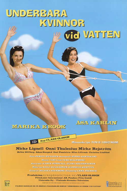 Underbara kvinnor vid vatten poster