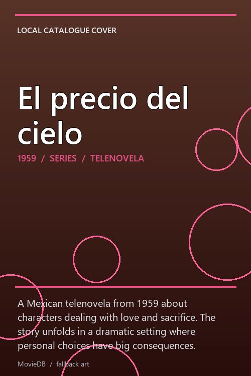 El precio del cielo poster