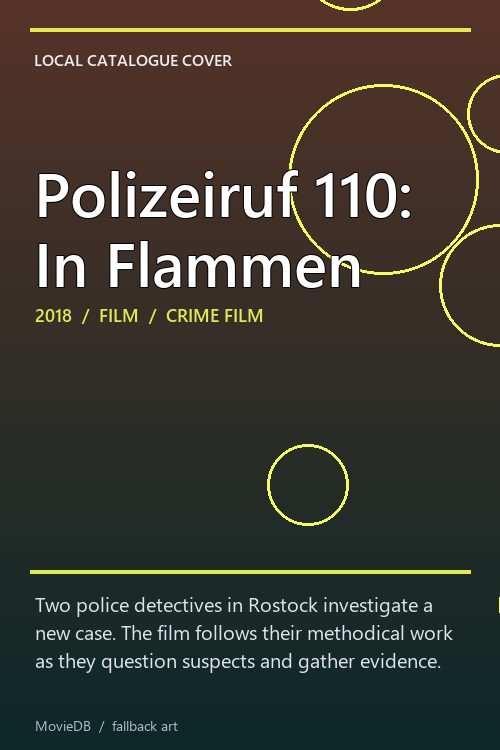 Polizeiruf 110: In Flammen poster