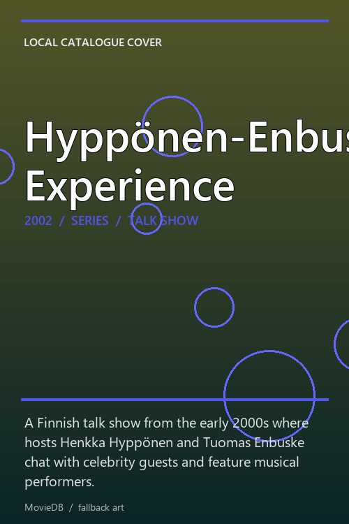 Hyppönen-Enbuske Experience poster