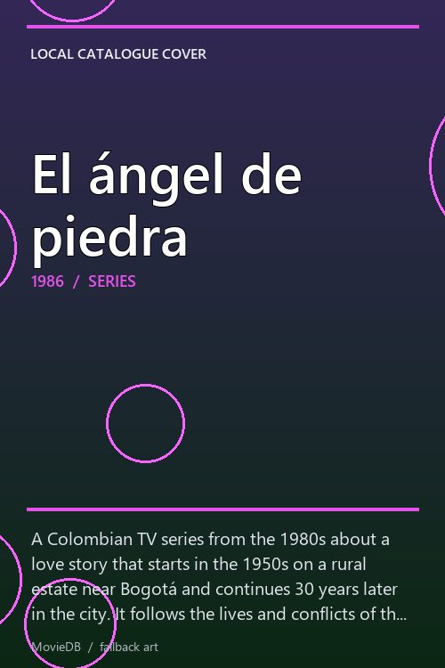 El ángel de piedra poster
