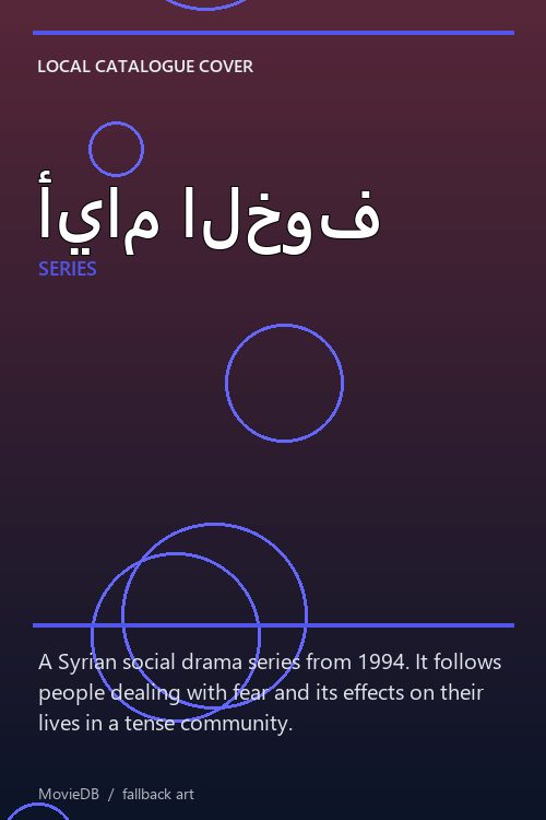 أيام الخوف poster
