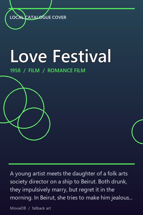 Love Festival poster