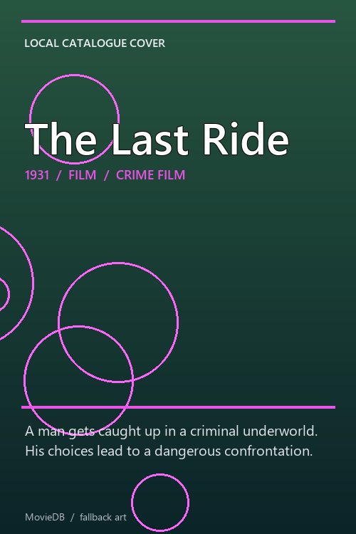 The Last Ride poster