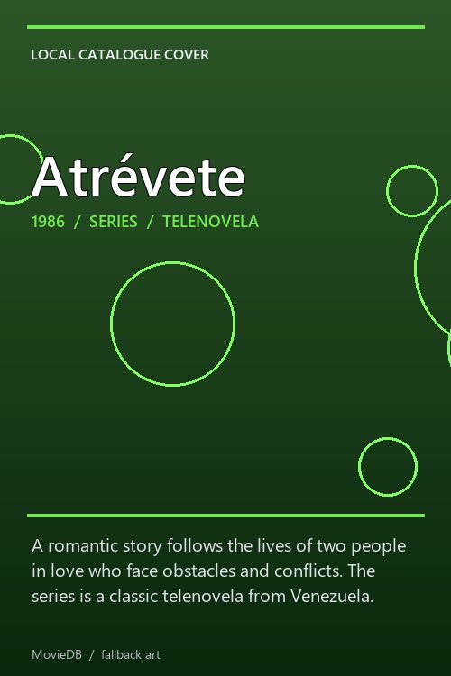 Atrévete poster