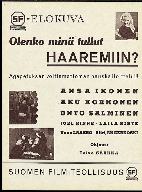 Olenko minä tullut haaremiin poster