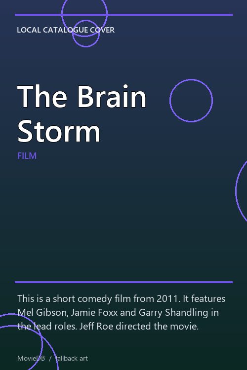 The Brain Storm poster