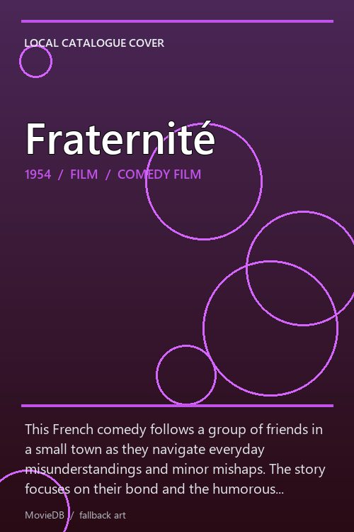 Fraternité poster