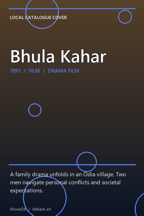 Bhula Kahar poster