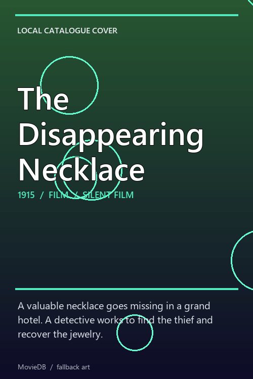 The Disappearing Necklace poster