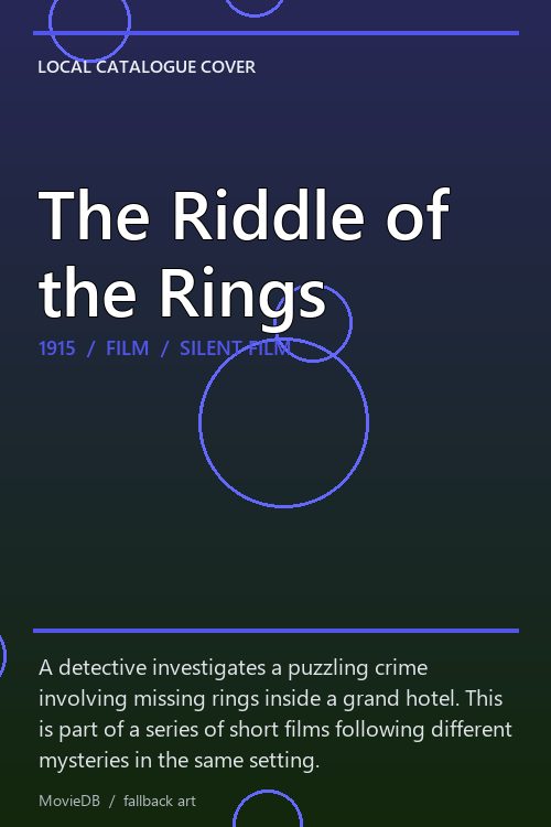 The Riddle of the Rings poster