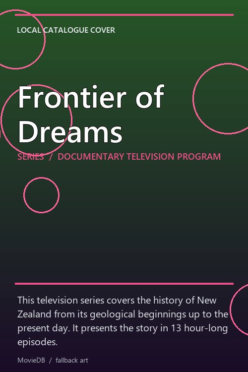 Frontier of Dreams poster
