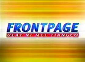 Frontpage: Ulat ni Mel Tiangco poster
