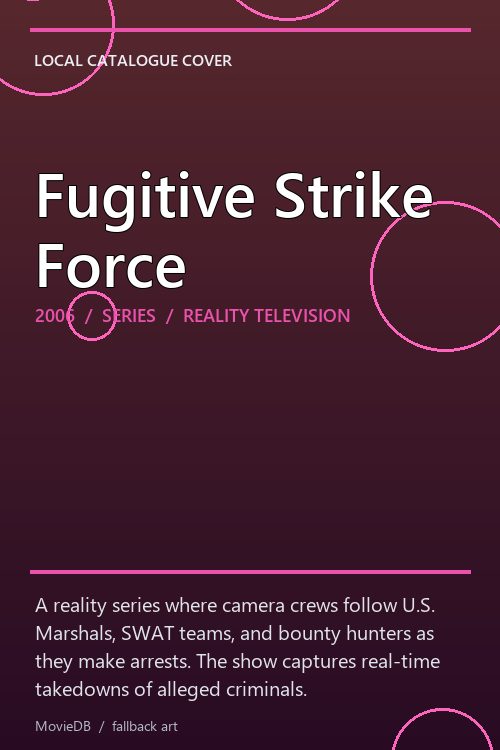 Fugitive Strike Force poster