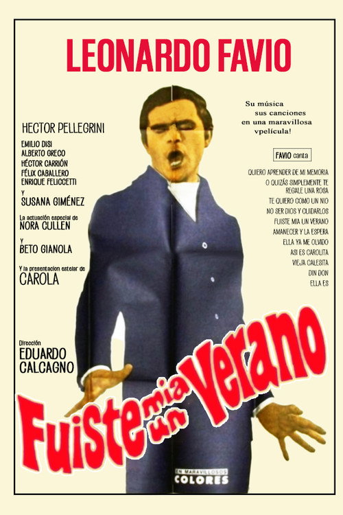 Fuiste mía un verano poster