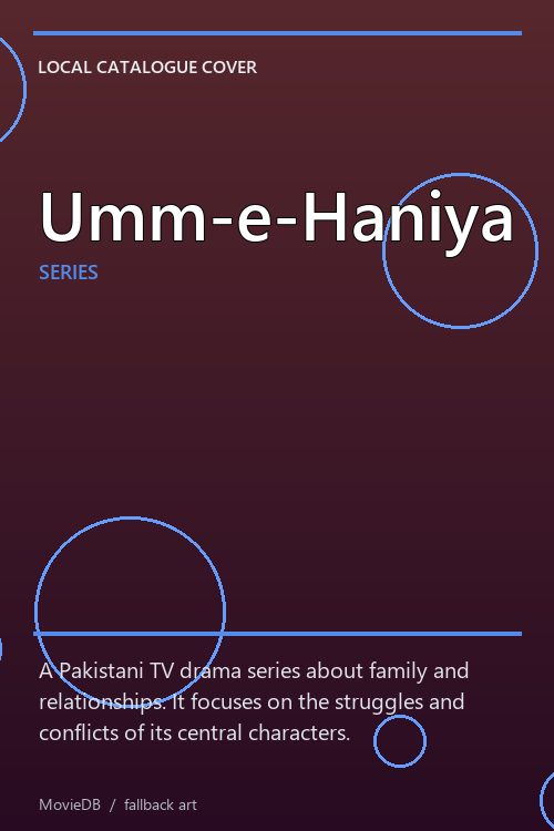 Umm-e-Haniya poster