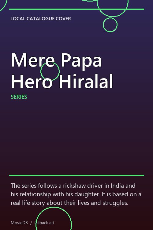 Mere Papa Hero Hiralal poster