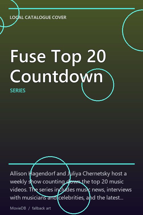 Fuse Top 20 Countdown poster