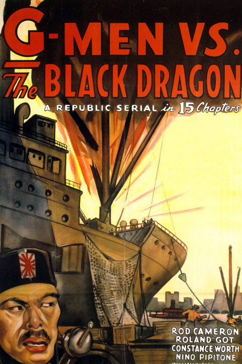 G-Men vs the Black Dragon poster