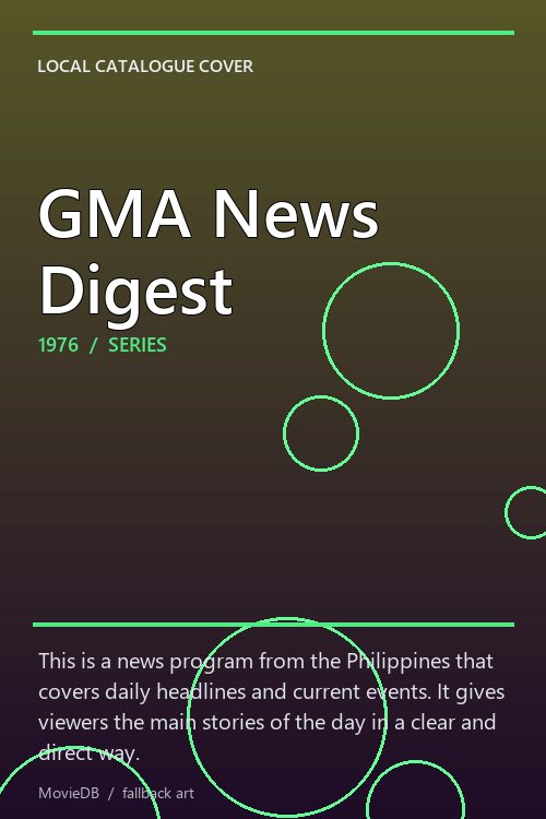 GMA News Digest poster