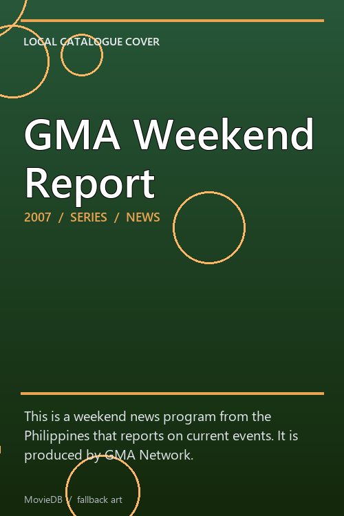 GMA Weekend Report poster