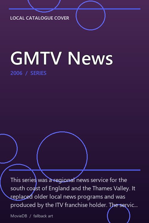 GMTV News poster
