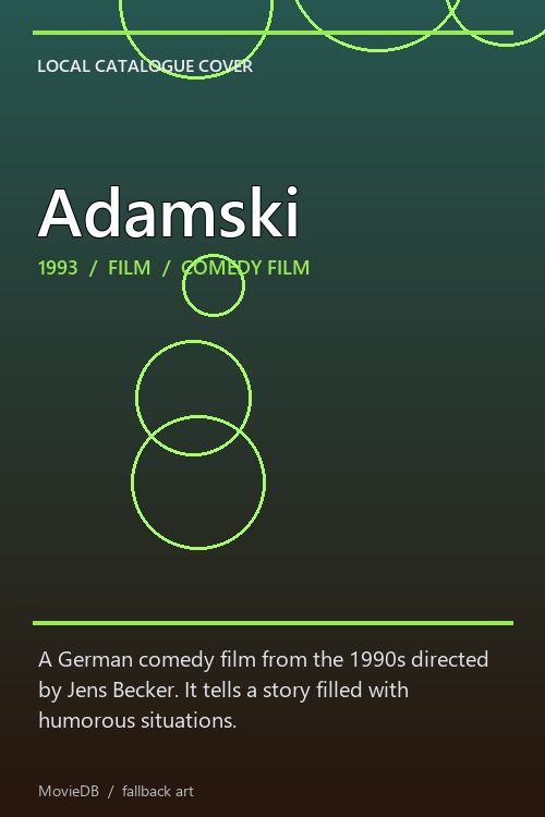Adamski poster