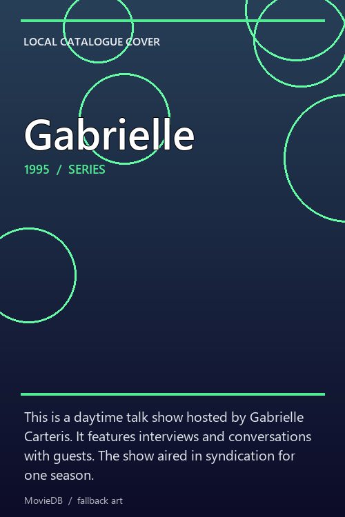 Gabrielle poster