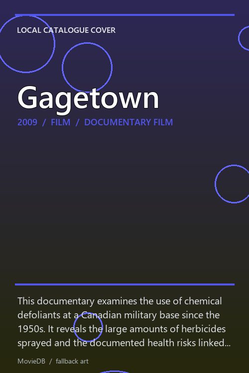 Gagetown poster